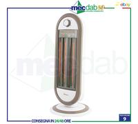 Stufa Elettrica Oscillante Al Carbonio 2 Elementi Riscaldanti 450/900W Ardes