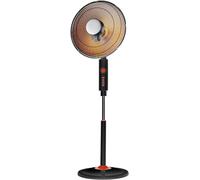 STUFA ELETTRICA OSCILLANTE AL CARBONIO DA 450/900W CON TIMER E PIANTANA 120 CM