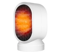 Stufa elettrica per camera da - Stanza silenziosa e compatta per interni, riscaldamento portatile leggero, apparecchio con termostato regolabile Design a risparmio energetico | Soluzione di calo