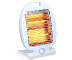 Stufa Elettrica Quarzo 2 Elementi 2 Potenze 400/800W con Manico Base Pieghevole