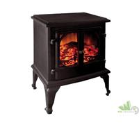 Niklas Camino elettrico 2000W elettrostufa 47x31xH63cm riscaldamento casa design NIKLAS