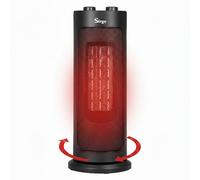 Stufa Elettrica Termoconvettore 2000W Termoventilatore con Termostato e due livelli di calore, Protezione ribaldatamento e surriscaldamento