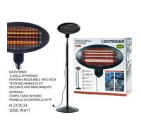 Stufa Esterno 2000W Termosifone Calorifero Elettrico Fungo Esterni Infrarossi