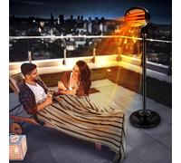 Stufa Esterno 2000W Termosifone Calorifero Elettrico Fungo Esterni Infrarossi