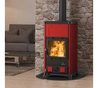 Stufa Fedora Bordeaux - NORDICA EXTRAFLAME - Design Elegante e Prestazioni Effic