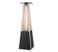 Stufa Fungo a Gas Riscaldatore Esterno a Fiamma 13 kW vano per bombola 15 kg Piramidale Piramidale Patio Heater, Giardino, Terrazzo, Bar