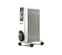 G3 Ferrari G60027 Radiatore ad Olio, 9 elementi riscaldanti, Eco, Bianco