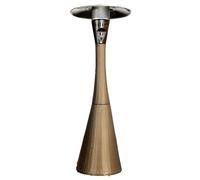 Stufa gas da esterno Qlima PGW 312 rattan, 10 kW, 84 mq, fungo patio/terrazza