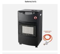 STUFA GAS GPL INFAROSSI 4200W 3 LIVELLI DI POTENZA REGOLATORE 15 kg PORTATILE
