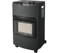 Stufa gas gpl infrarossi kira kompact nero watt 4200 cm 42x38 h.cm 72 Domus