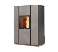 Stufa ibrida legna/pellet Nobis Mod. Unica 10 certificata 5 stelle