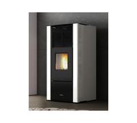 Stufa Idro a pellet Anselmo Cola ENERGYCA 30S 30kW in acciaio verniciato e ghisa