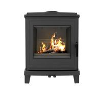 Stufa in ghisa indipendente KRATKI KOZA K11 6kW Ø150 ASPIRAZIONE ECOPROJECT SET