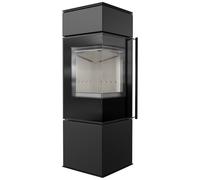 Stufa indipendente KRATKI REN S/L/BA1 7kW Ø150 Kit con chiusura porta