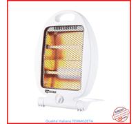 Stufa Infrarossi Alogena Elettrica Basso Consumo Caldo Stufetta Radiante Bagno [EEK: A]