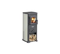 STUFA KARMA BEIGE POTENZA 7KW VOLUME RISCALDABILE 140MC.