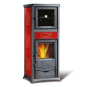 Stufa legna 9,4kW ROSSELLA PLUS FORNO 5.0 Bordeaux 5 stelle 7112390