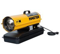 Stufa MASTER B70CED riscaldatore a combustione diretta 20 kW, 1 livelli di calore, Giallo, Nero