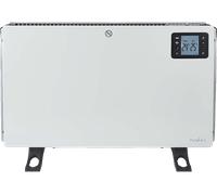 Stufa Elettrica Termoconvettore Pannello Slim 2000W Telecomando da Parete Terra