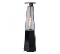 Stufa Patio Da Esterno Aerea Esagonale mod. Piramide Fungo Hexagon 12Kw C/Ruote