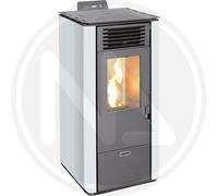 STUFA PELLET 10,1KW MAURER "MODELLO 12W" BIANCA D - 21743