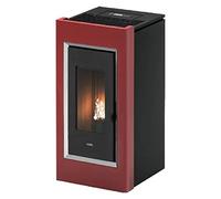 Stufa pellet 10.5Kw Rosso 5 stelle 7022077 PRINCE Plus 11