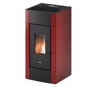 Stufa pellet 8,5kW CRISTAL 9 T1 Bordeaux 5 stelle Classe A+ 7025034