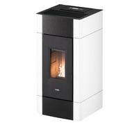 Stufa pellet 8,5kW CRISTAL 9 T1 White 5 stelle Classe A+ 7025033