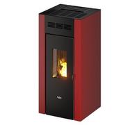 Stufa pellet 8,5kW ELANE 9.0 Rosso 4 stelle Classe A+ 7022002