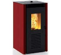 Stufa pellet Caminetti Montegrappa NODO 4kW ventilata uscita con fumi superiore