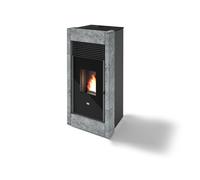 Stufa pellet Eva Calòr BEATRICE 15kW in pietra con 1 canalizzazione indipendente