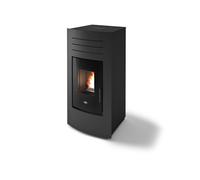 Stufa pellet hydro Eva Calòr HYDRO 24kW in acciaio verniciato serbatoio capiente