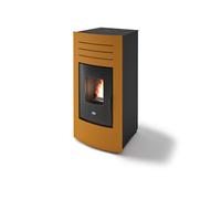 Stufa pellet Idro Eva Calòr HYDRO 20kW in acciaio verniciato serbatoio capiente