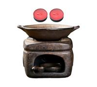 Stufa per aromaterapia | Diffusore di fragranze in ceramica con 2, diffusore di profumo con bruciatore di multifunzione | Adatto per sala yoga, casa, ufficio, scrivania, camera da,