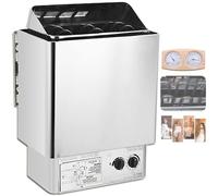 Stufa per Sauna, 4,5-9KW Stufa Elettrica per Sauna con Controller Integrato, Adatta per 106-460Cu.Ft, Attrezzatura per Sauna, per Saune A Vapore Domestiche, Bagni, Centri Benessere(4.5KW)