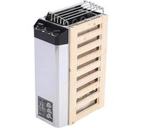 Stufa per Sauna compatta da 3 kW in Acciaio Inox, Pratico Strumento di Riscaldamento per Una Piacevole Esperienza in Sauna, riscaldatore per Sauna per Piscine Interne e bagni turchi (3 kW)