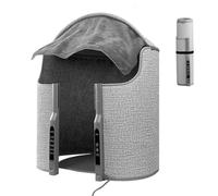 Stufa Per Ufficio - Stufa Da Scrivania, Stufaa Portatile Sotto | Scaldapiedi Pavimento 5 Livelli Temperatura 7 Timer Pieghevole Gambe Soggiorno Riscaldamento Pannello Invernale Casa Silenzioso