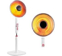 Stufa Piantana a Carbonio Oscillante con Rotazione a 90°, 2 potenze