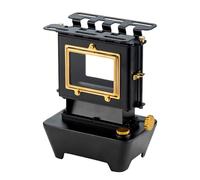 Stufa portatile a cherosene, Mini Stufa Retrò For La Visione Del Fuoco, Da Tavolo, A Cherosene Portatile For Esterni, For Preparazione Tè, per le escursioni nel patio domestico(Black)