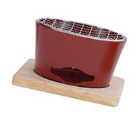 Stufa portatile per riscaldare tè in alluminio Stufa a carbone portatile perfetta per le notti invernali e eventi sociali Forno per torrefazione del tè in alluminio pressofuso