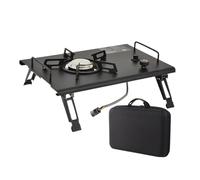 Stufa Portatile | Stufa Pieghevole da Campeggio con Un Bruciatore, da Escursionismo Attrezzature da Cucina per Picnic Barbecue Viaggio in Auto