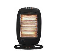 Stufa stufetta Alogena elettrica Oscillante con 3 elementi a basso consumo 1200 W Zephir HZP302 Silenziosa Potenza Portatile con Protezione anti surriscaldamento e Ribaltamento