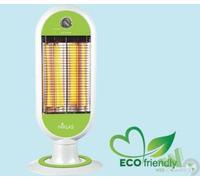 STUFA STUFETTA ELETTRICA ALOGENA OSCILLANTE 35x33xH76 CARBONIO 2 POTENZE 1000W