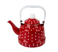 Stufa top stufa top bollitore 2.5L durevole bollitore ad acqua riscaldante deliziosa teiera di teiere di smalto per cucina per casa fischio per esterno teakettle (giallo)