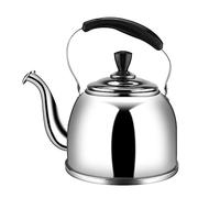 Stufa top stufa top bollitore 4l whistling rootle in acciaio inossidabile tè teatro tè con teiera con maniglia ergonomica per la cottura a gas domestica fischio fischio in teakettle
