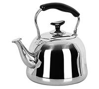 Stufa top stufa top top tople moderno piatto da tè in acciaio inossidabile con manico antidiscalding tè bollitore cottura torta per fischietto fischio fischio fischiatore (5l)