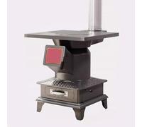 Stufe a Legna da Interno in Acciaio al Carbonio, Cucina a Legna da Esterno con Camino, for Interni Giardino Esterni Riscaldamento Cucina Riscaldamento