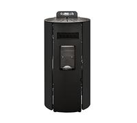 STUFE A PELLET ITALIA Boston 9 KW WiFi - Stufa ad Aria Ventilata Efficienza 91% Scalda 80m² Autonomia 21H Programmabile 5 Velocità e Potenze Garanzia 24 Mesi Nero