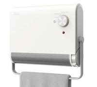 Stufe Elettriche 1200W Portatile Termoventilatore Riscaldatore a Parete Silenzioso-Basso Consumo Energetico-oscillazione di 30°-3 Livelli di Temperatura Per Bagno Camere Ufficio