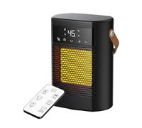 Stufe Elettriche a Basso Consumo: 2000W Stufette Elettriche, Riscaldamento Rapido 3s, Oscillazione 70°, Termostato Intelligente, Mini Riscaldatore Elettrico Portatile per Casa Ufficio Camera da Letto
